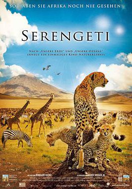 非洲：塞伦盖蒂国家公园的海报