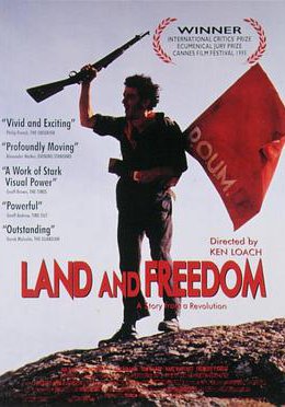 土地与自由的海报